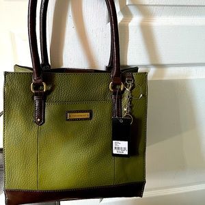 Tignanello olive green bag.  Nwt
